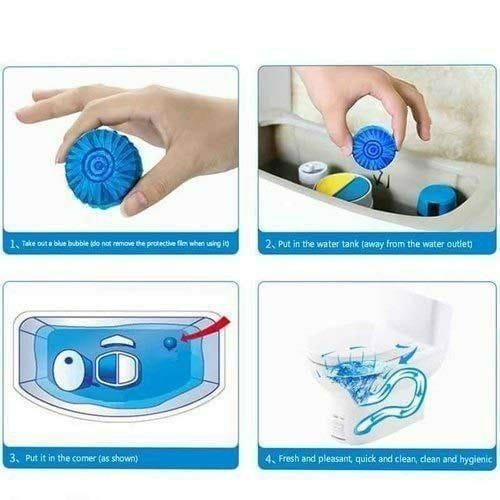 ✨Toilet Cleaning Tablet–Toilet Deodorizer Bathroom Cleaner Tablet 😍 (BUY 1 GET 1 FREE)