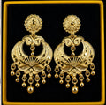 RIVORAH Royal Chandrika Chandbali Earrings