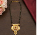 RIVORAH Royal Antique Mangalsutra Pendant Necklace