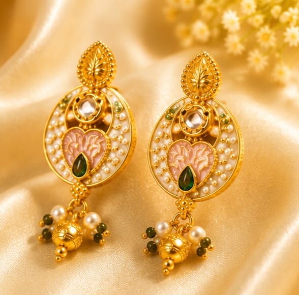 Rivorah Vaidehi Beads Pendant Set