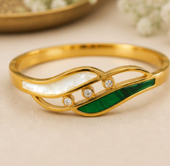 Rivorah Twin Wave Bracelet