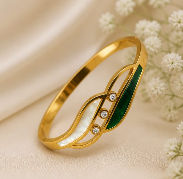 Rivorah Twin Wave Bracelet