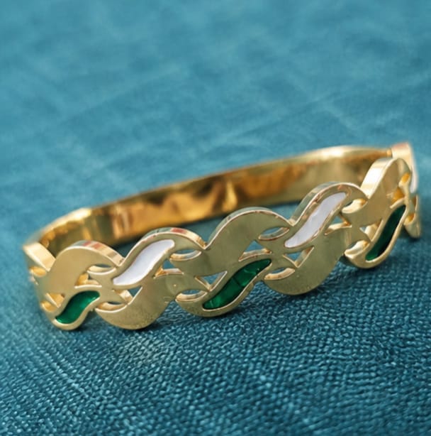 Rivorah Twin Wave Bracelet