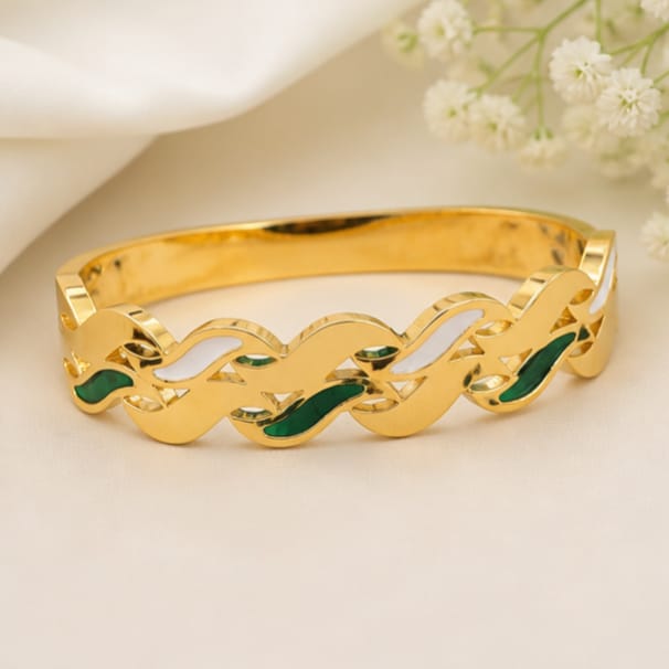 Rivorah Twin Wave Bracelet